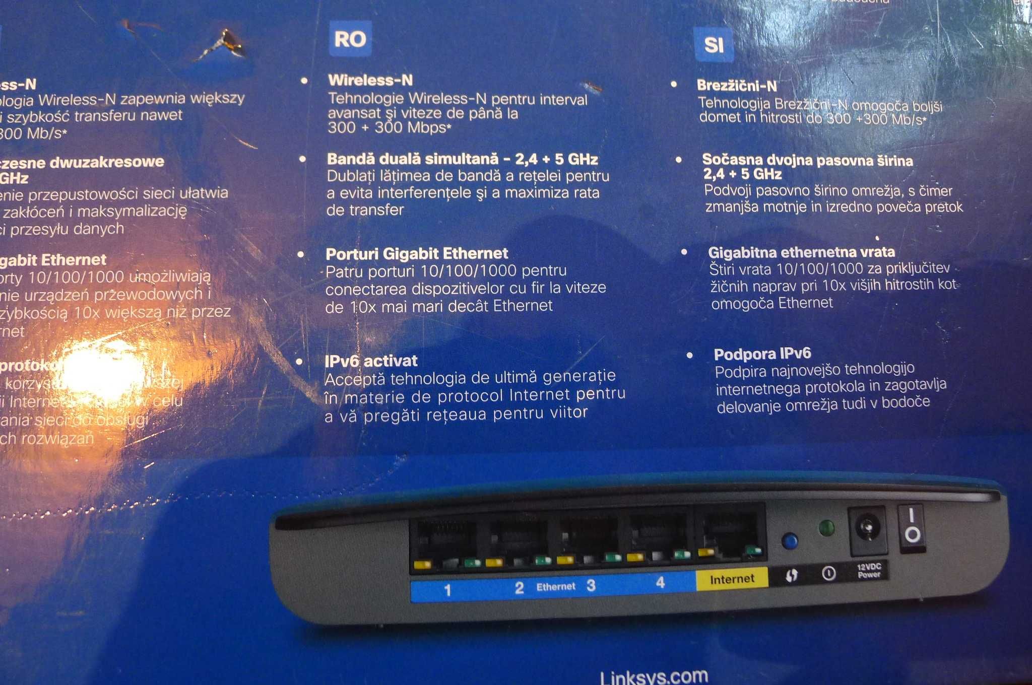 Router CISCO Linksys Wireless EA2700, dual band N600