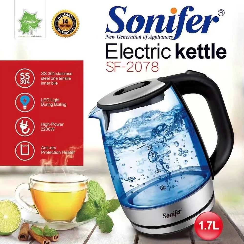 Доставка! Электрический чайник Sonifer SF-2078 1,7 л