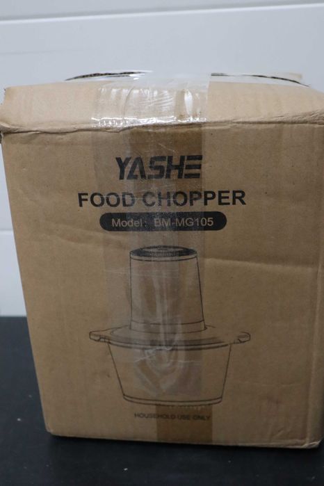 YASHE Мини кухненски робот, месомелачка, 500W,  1.8L, 2ск. ЛЕК ДЕФЕКТ