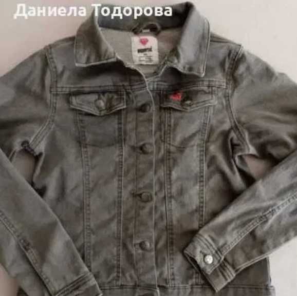 Дънково яке и пола на Н&М