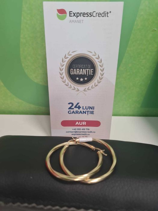 Cercei aur 14k 3.95g(b67065.2/AG2 Tudor1)