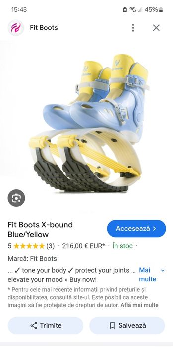 Ghete FitBoots Original / Kangoo Jumps , aproape noi , încălțate de c