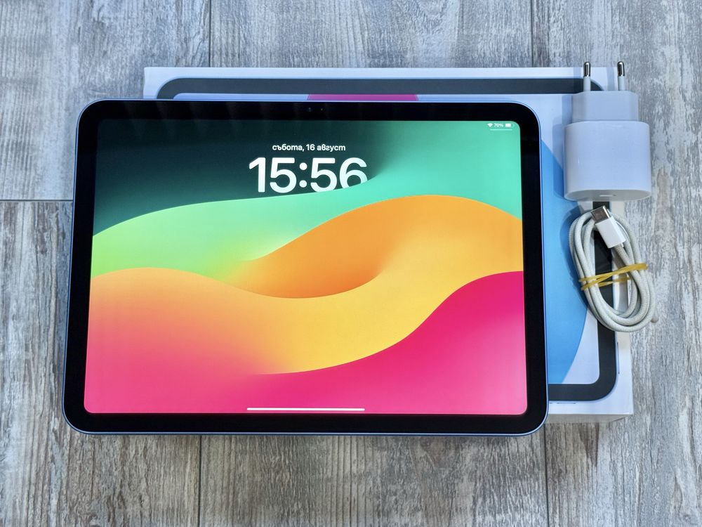 Apple iPad 10th (2022), 10.9", 256GB, Wifi, Blue   Отличен MPQ93NF/A