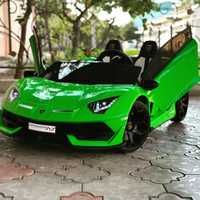 Большая и двухместная детская машина Lamborghini bolalar elektromobili