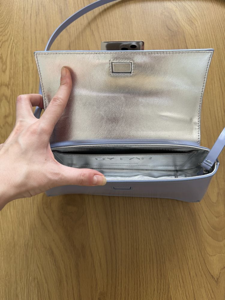 Намаление до 31.07 // Чанта BY FAR Tilda Pochette Bluebell