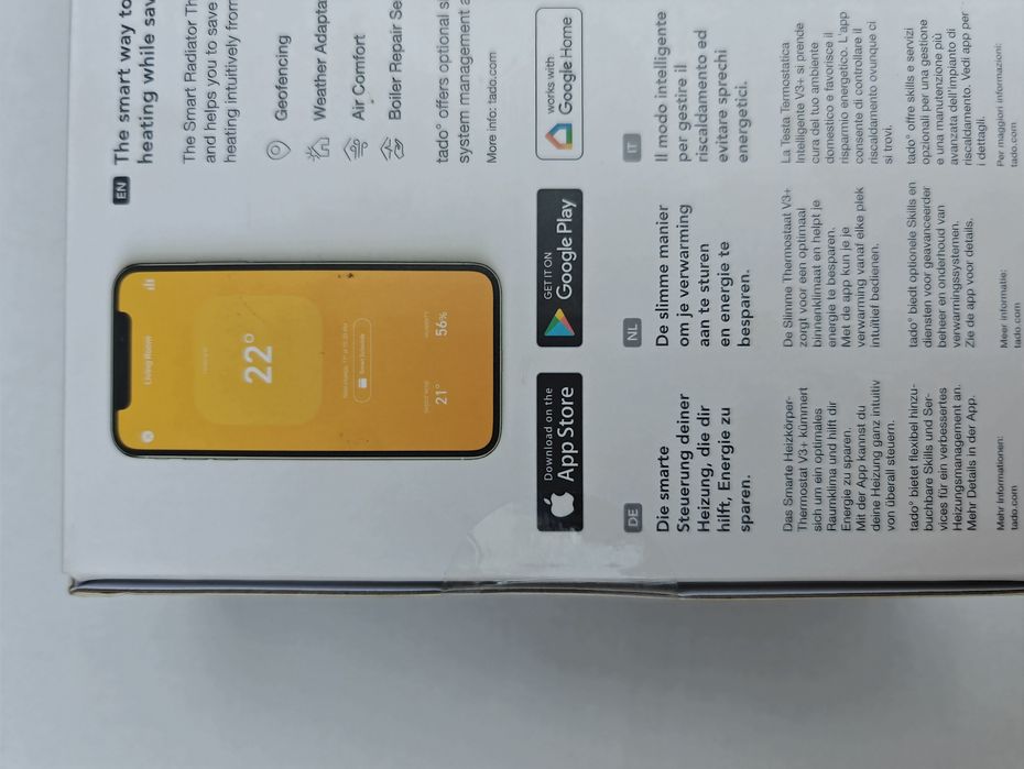 Pachet climatizare inteligenta Tado - Smart Radiator Thermostat V3+