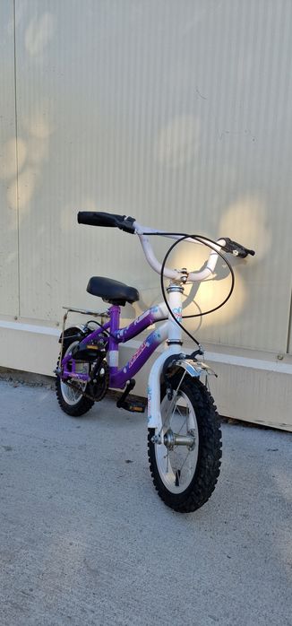 Bicicleta fete 6-8 ani Dysh Flower, 14 inch