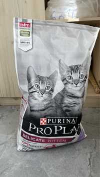 Продам корм для котят proplan delicate kitten