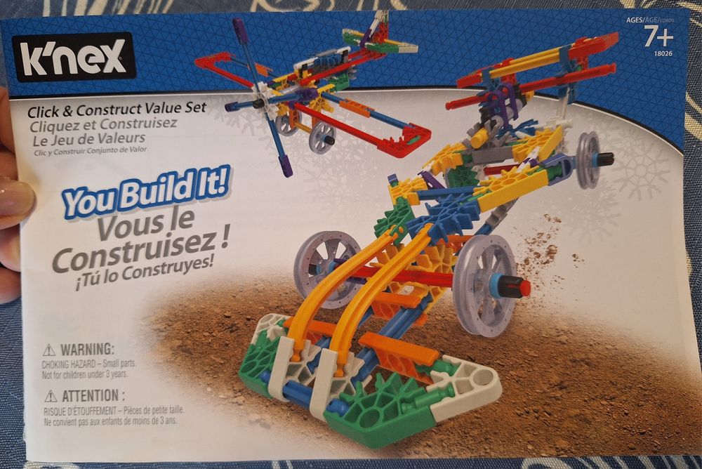 Конструктор KNEX, 522 части, за възраст  7+