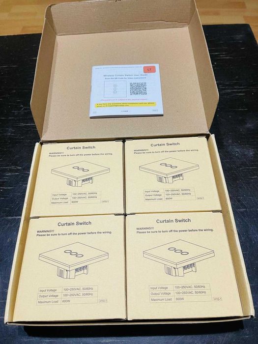 Comutator rulouri LoraTap 4x WiFi, compatibil cu Alexa Google Home