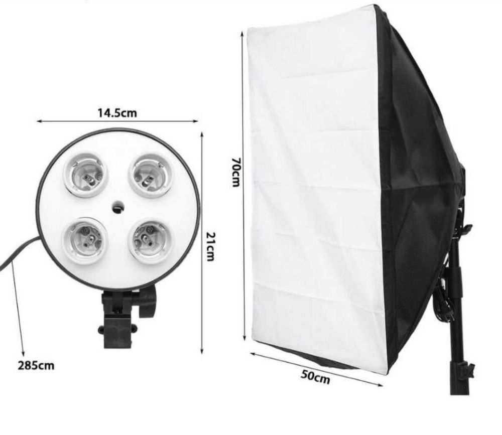 Софтбокс 50х70 на 4 лампы. Софт бокс Soft box