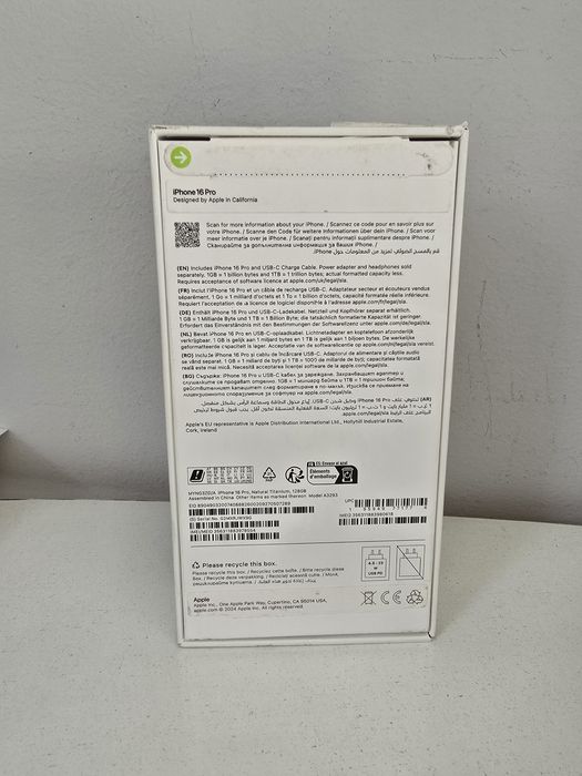Apple Iphone 16 Pro 128Gb, Нов