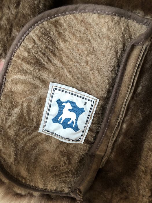 Дамско кожено палто, агнешка кожа, размер S