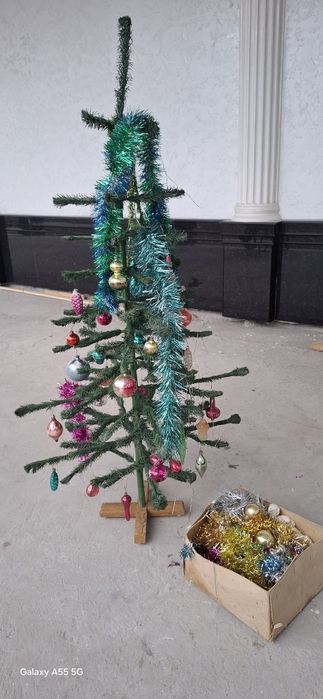 Арча советский елка с игрушками