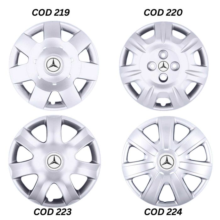 Capace roti R14 Mercedes diverse modele, pentru jante de tabla