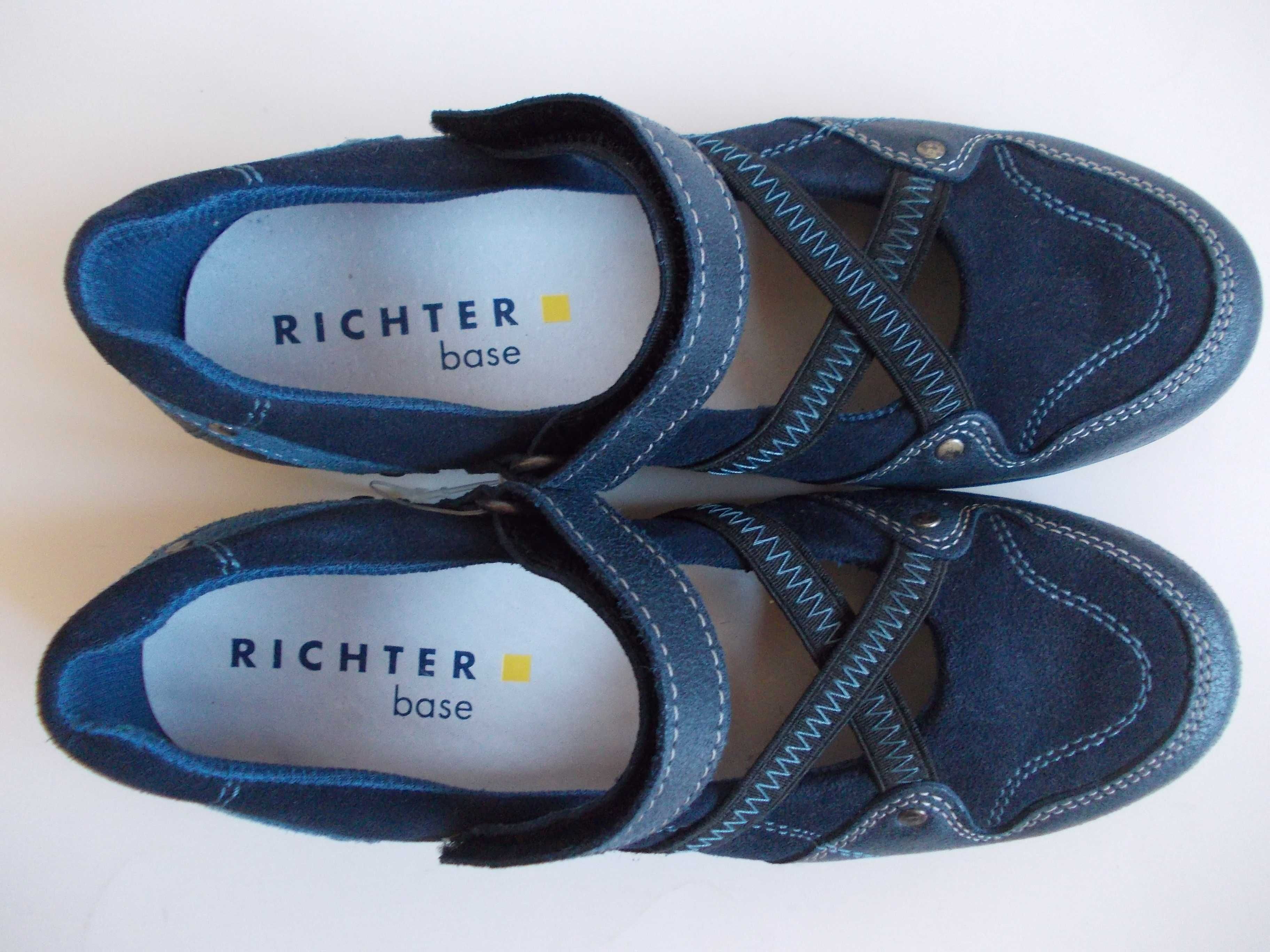 Обувки за момиче RICHTER оригинални ест.велур/ест.кожа № 33