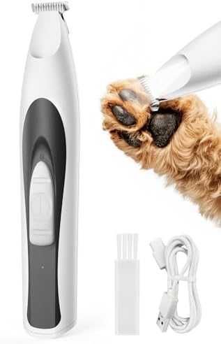 Нов Компактен тример за лапи и уши Безопасно и лесно подстригване куче