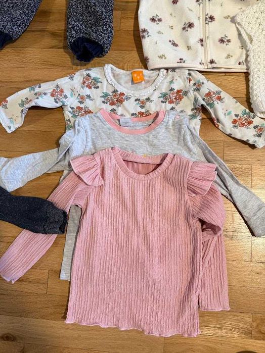 Голям лот за момиче есен/зима - размер 86/92, общо 54+ части