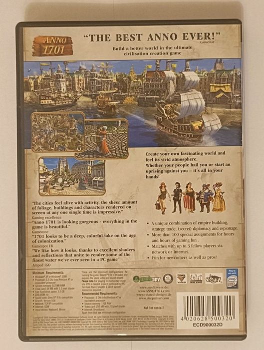 Joc PC - ANNO 1701 (DVD + manual)