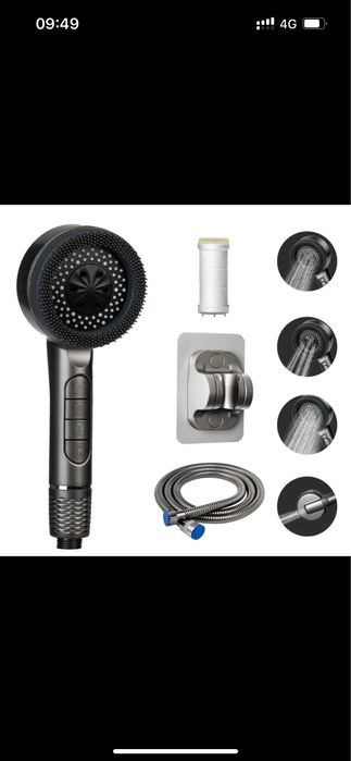 Para de dus cu suport si furtun noua in ambalaj orig - economisire apa