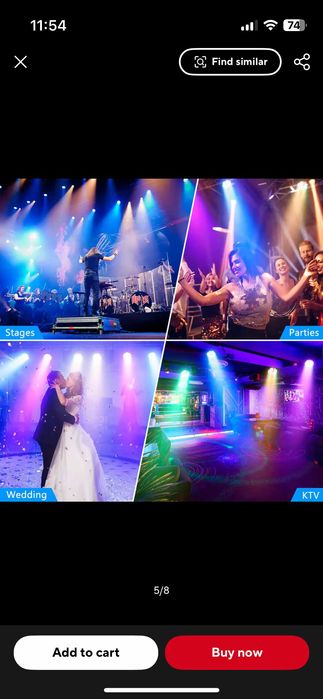 Somspot LED Прожектори многоцветни за сватба или парти