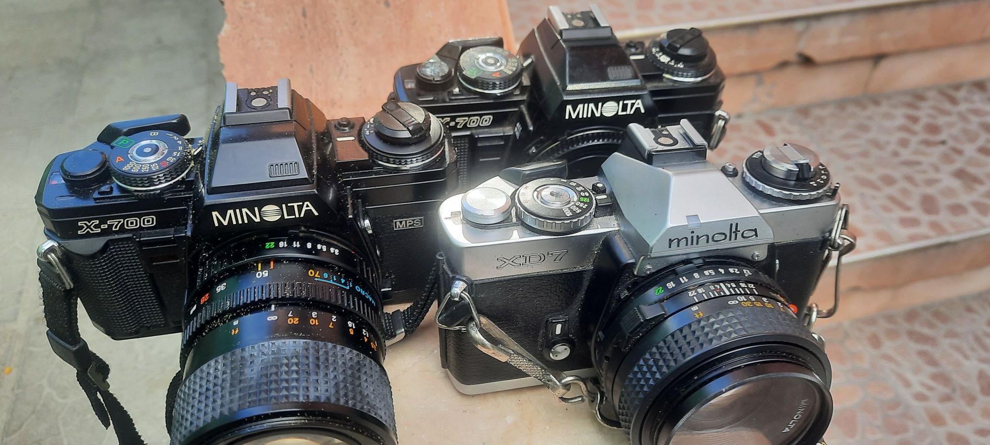 Фотоапарати Minolta x700 Minolta XD7  Обектив 50мм/1;1.7