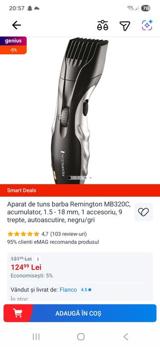 Aparat de tuns&barba