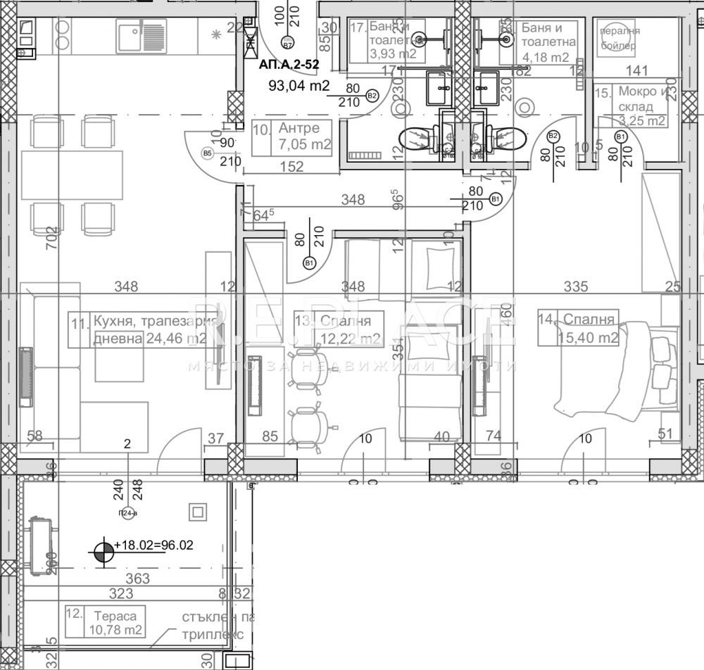 Продава се Тристаен апартамент в к.к. Слънчев ден - 113 кв.м за 1770 €/кв.м - Снимка #1