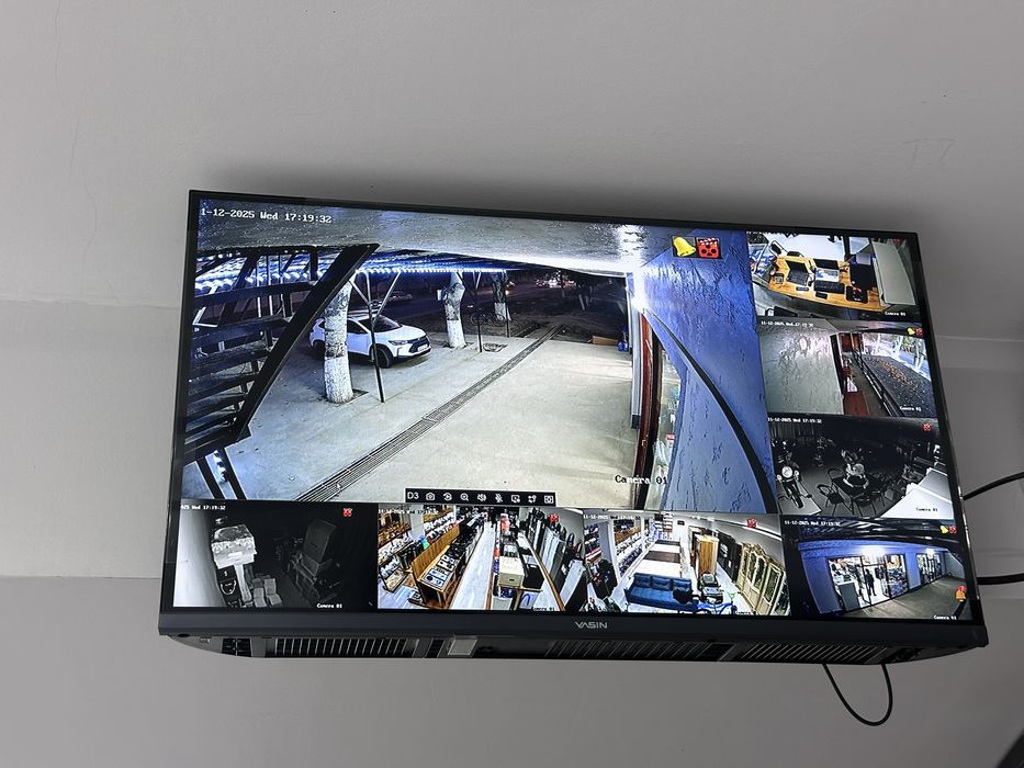 Кузатув камераларини урнатиш хизмати HIKVISOM, DAHUA, ALHUA, EZVIZ