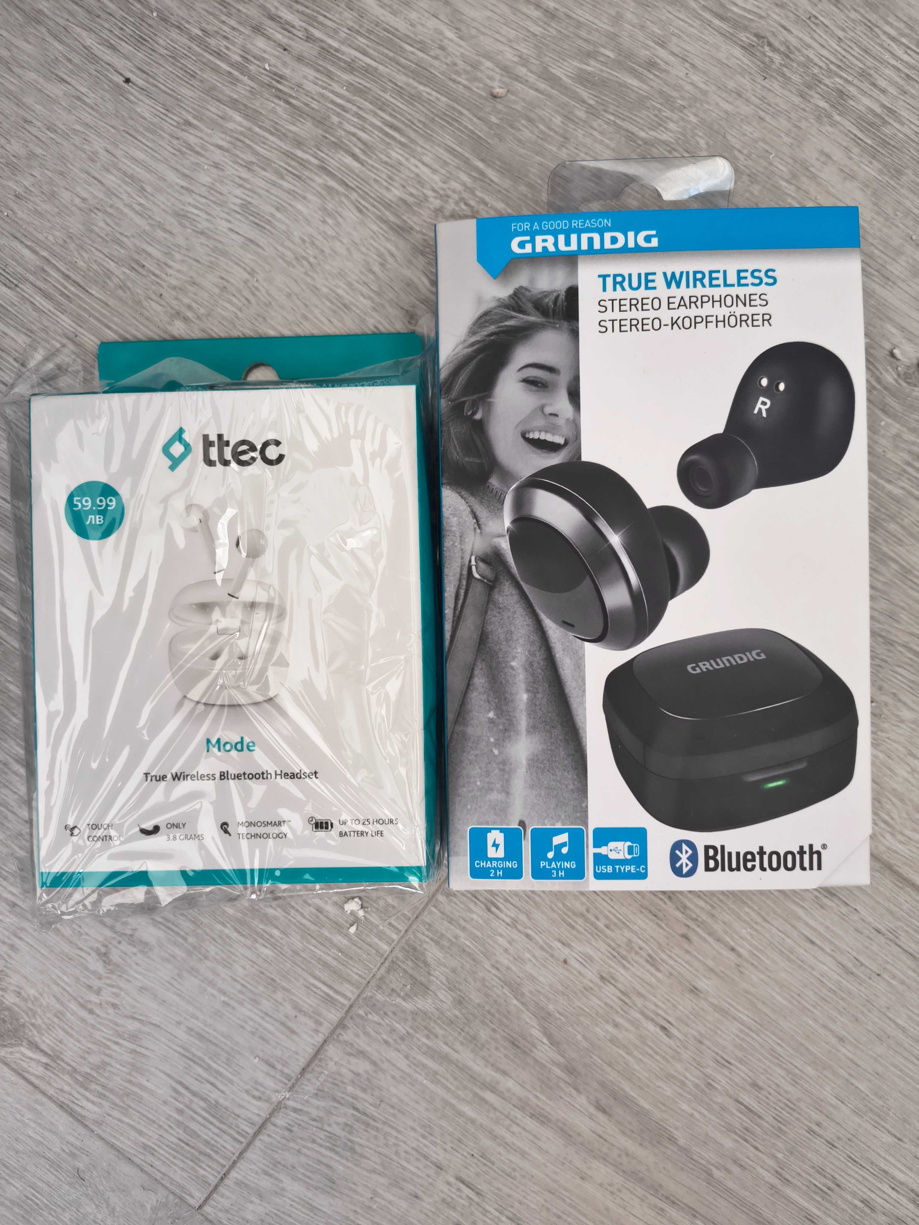 Слушалки Grundig Ttec безжични слушалки bluetooth слушалки handsfree