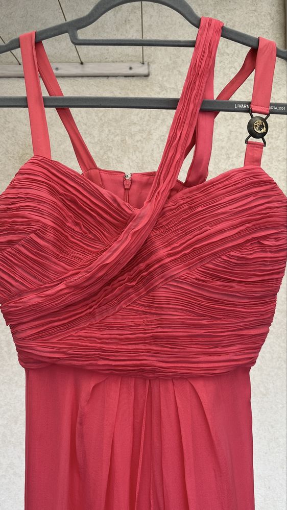 Италианска модна къща Versace рокля vintage коприна 100%