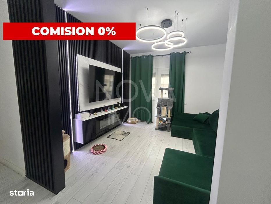 Apartament 3 camere, mobilat, utilat modern, 2 locuri parcare