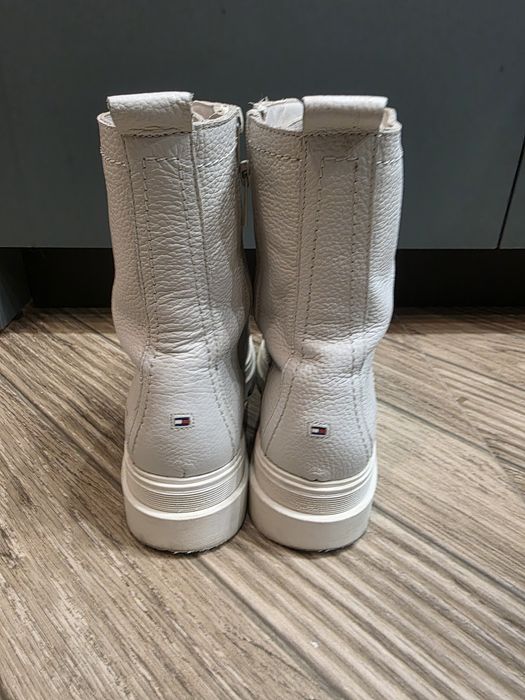 Дамски кожени боти Tommy Hilfiger
