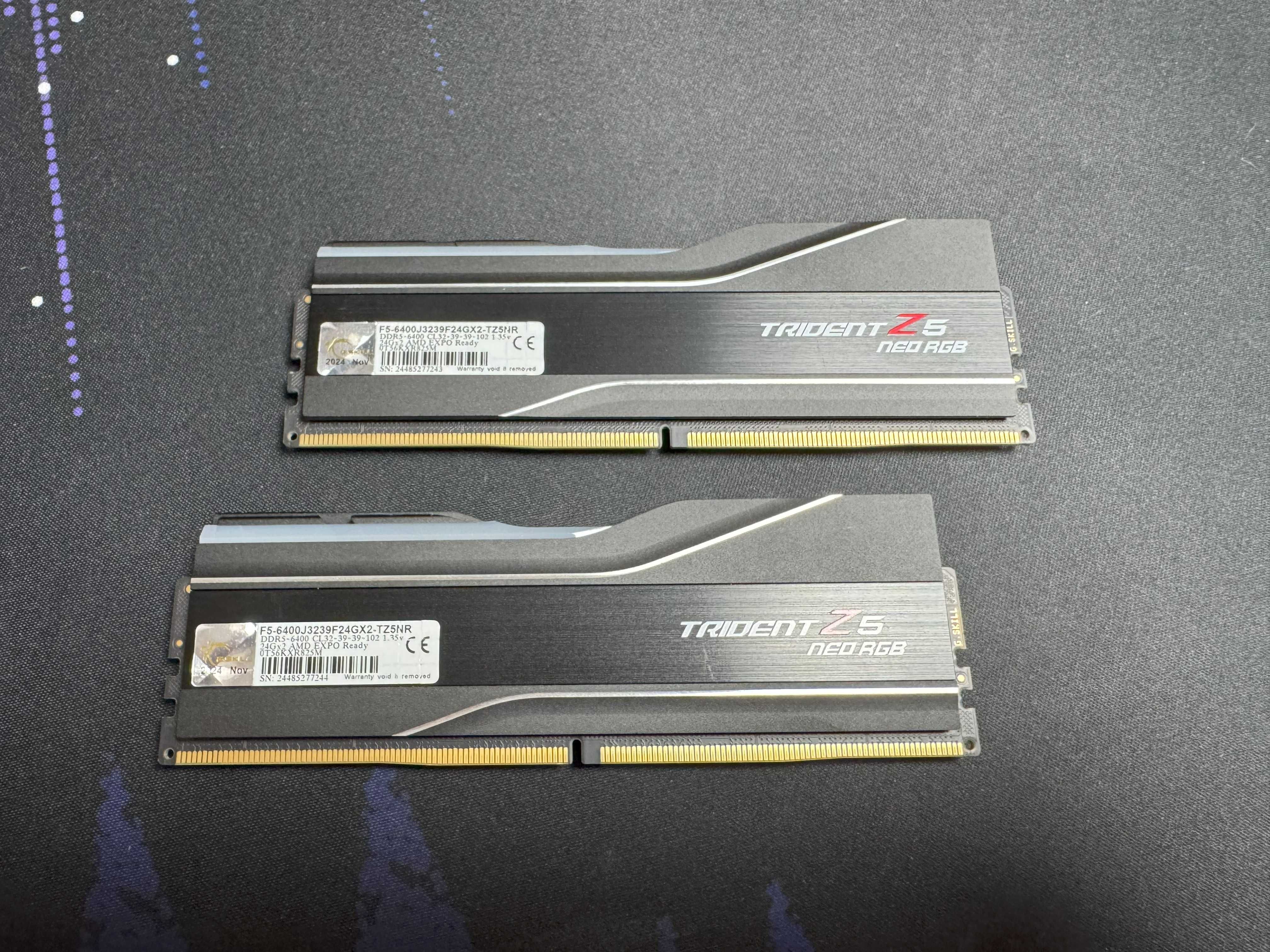 G.Skill Trident Z5 Neo RGB 48GB Kit of 2 x 24GB Modules DDR5-6400