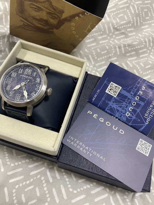 Ceas Pegoud Pilot Blue