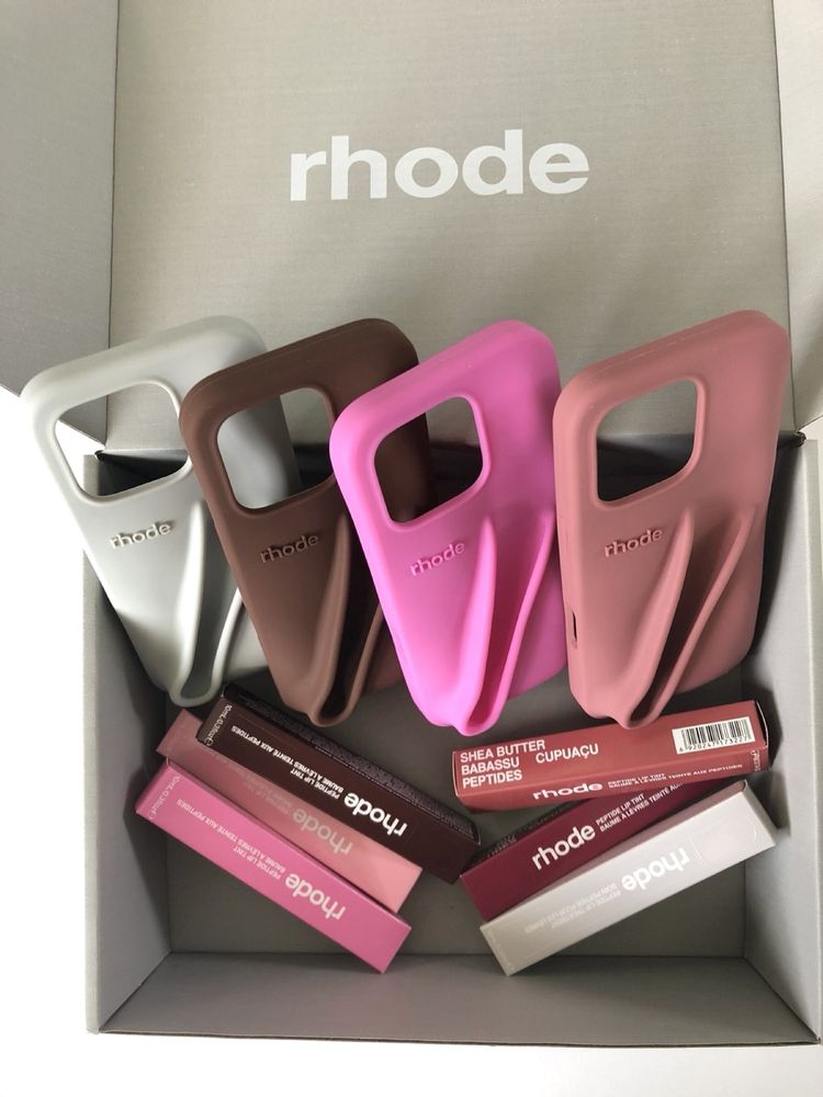 Rhode калъф + Rhode гланц | Rhode Case + Rhode Lip Gloss | Комплект