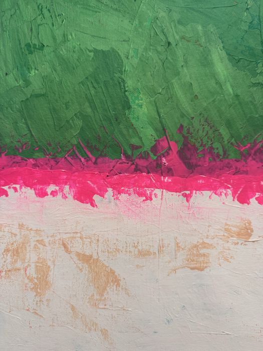Tabou handmade abstract acrilic 50x94 cm