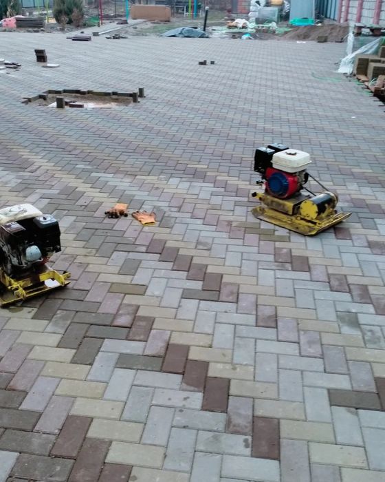 Укладка брусчатка