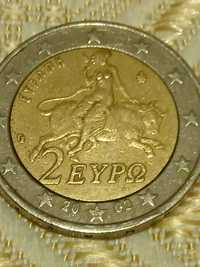 Гьцко 2 евро с буква $ на 6-та звезда