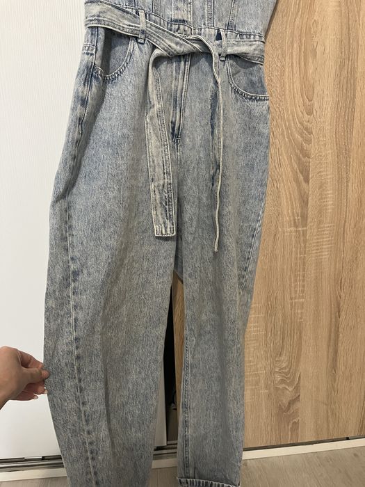 Дамски дънков гащеризон