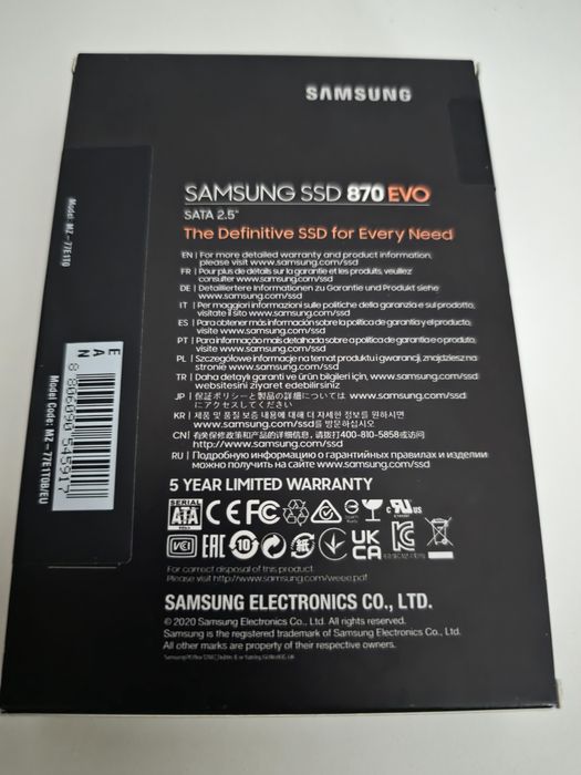 SSD Samsung 870 EVO, 1TB, nou
