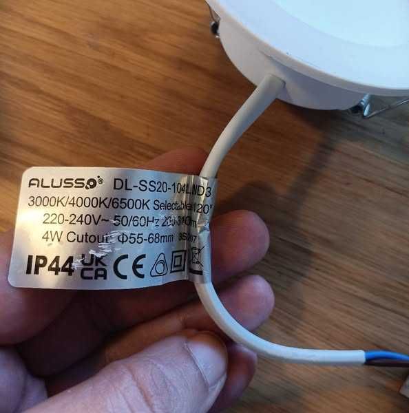 НОВИ! LED лунички, димируеми, 3 цветови температури, 4 бр/к-кт