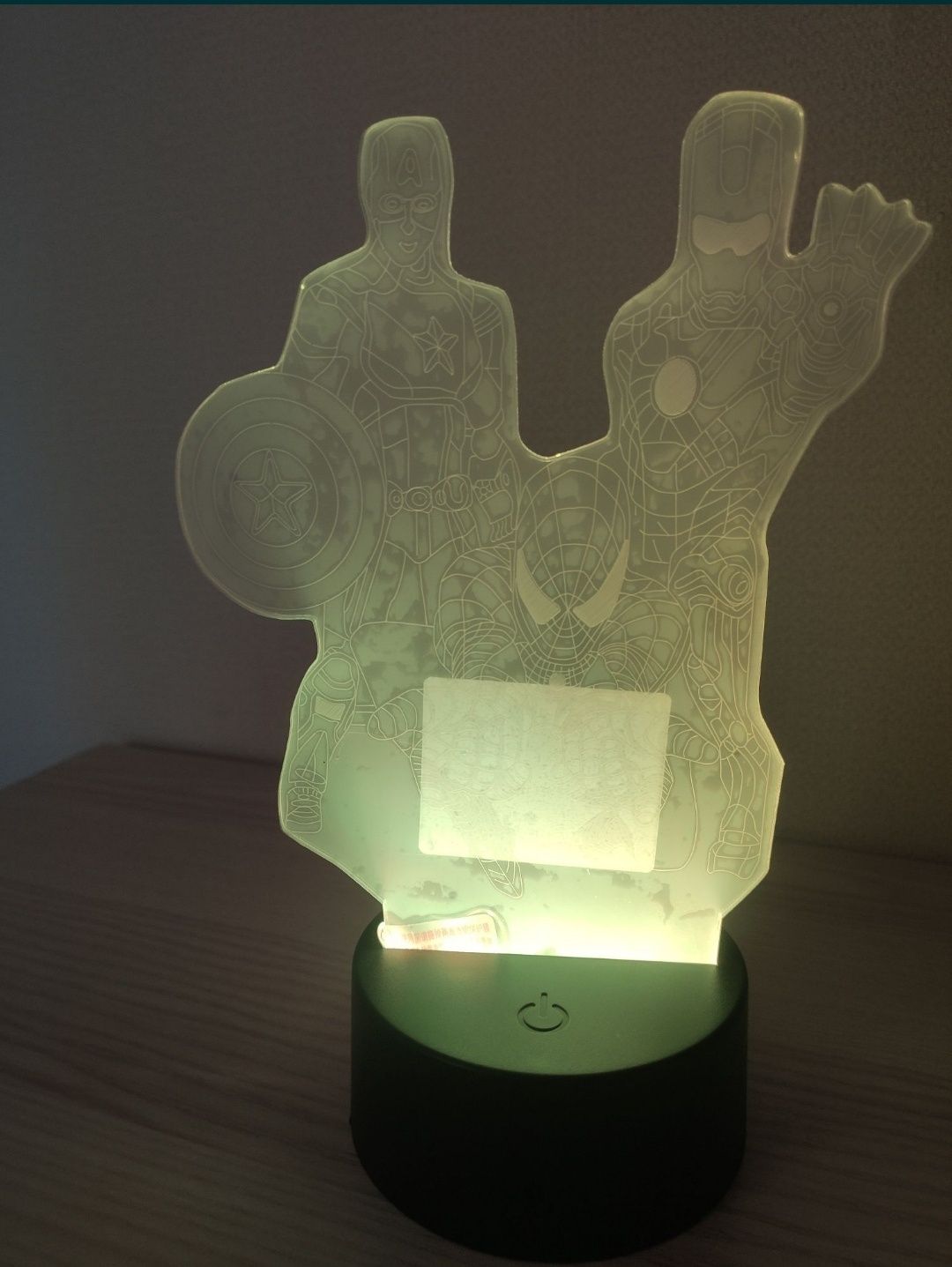 3D светильник-ночник "Marvel"
