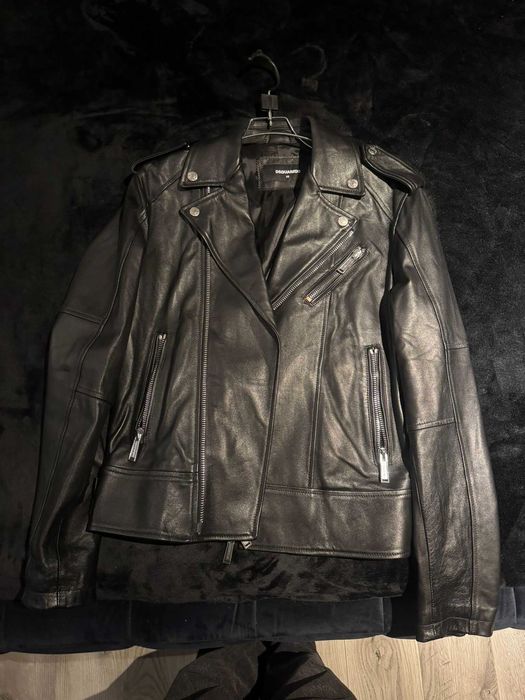 Geaca de piele Dsquared2 autentica, superba.