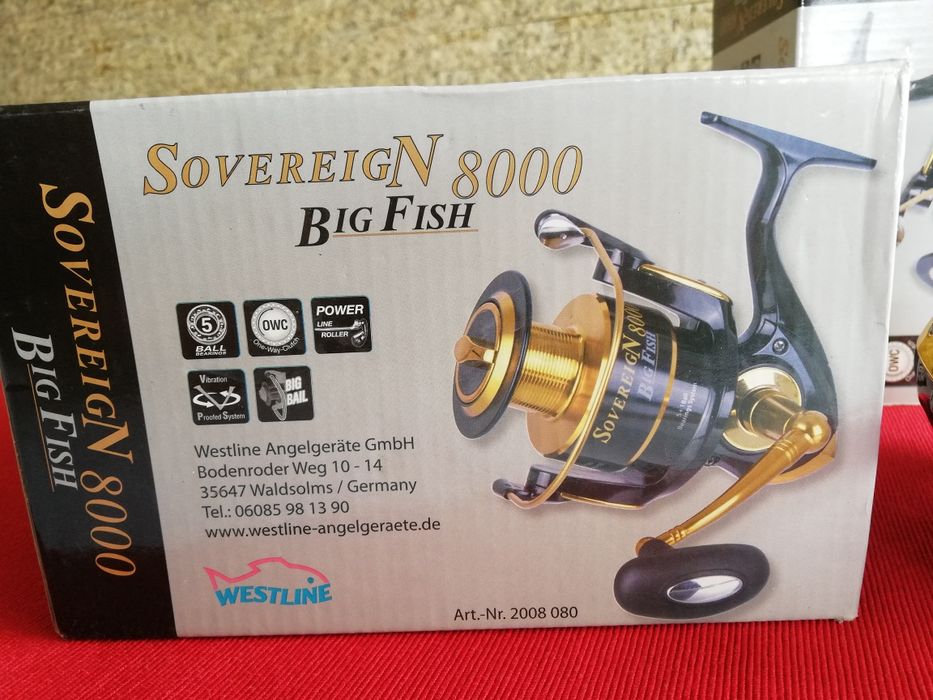 Mulinete Sovereign Big Fish 8000