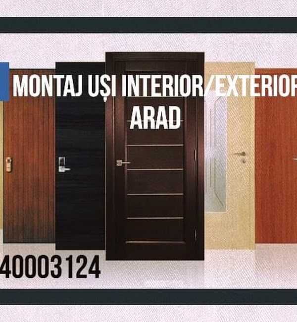 Montaj usi interior - exterior ARAD