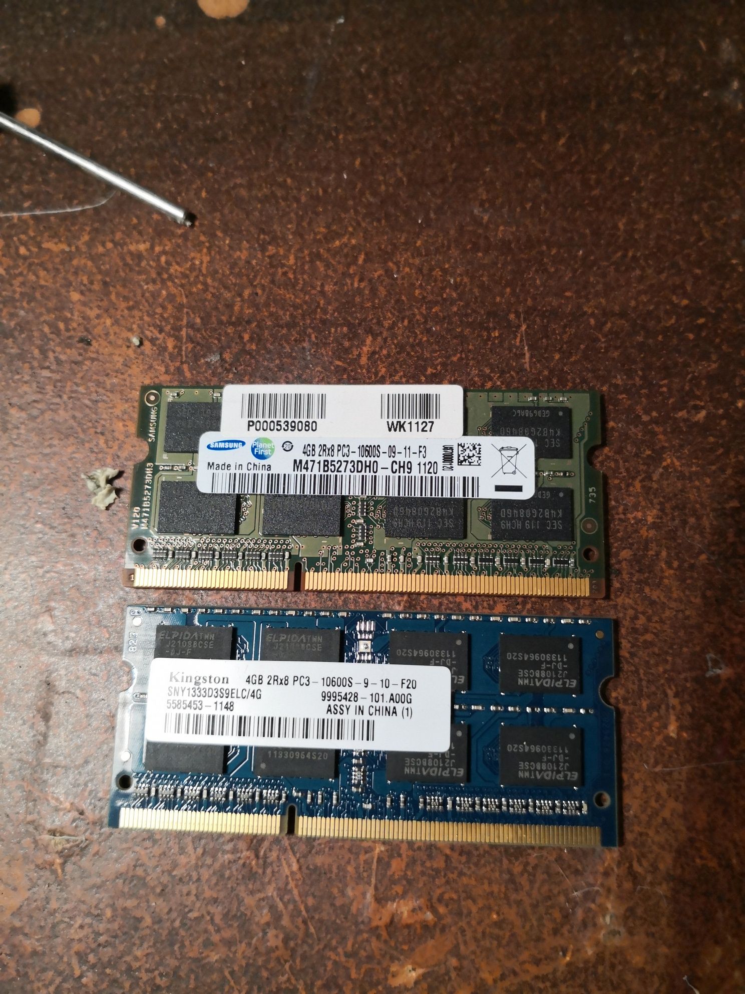 RAM памет 2бр.x 2Gb Kingston, Samsung