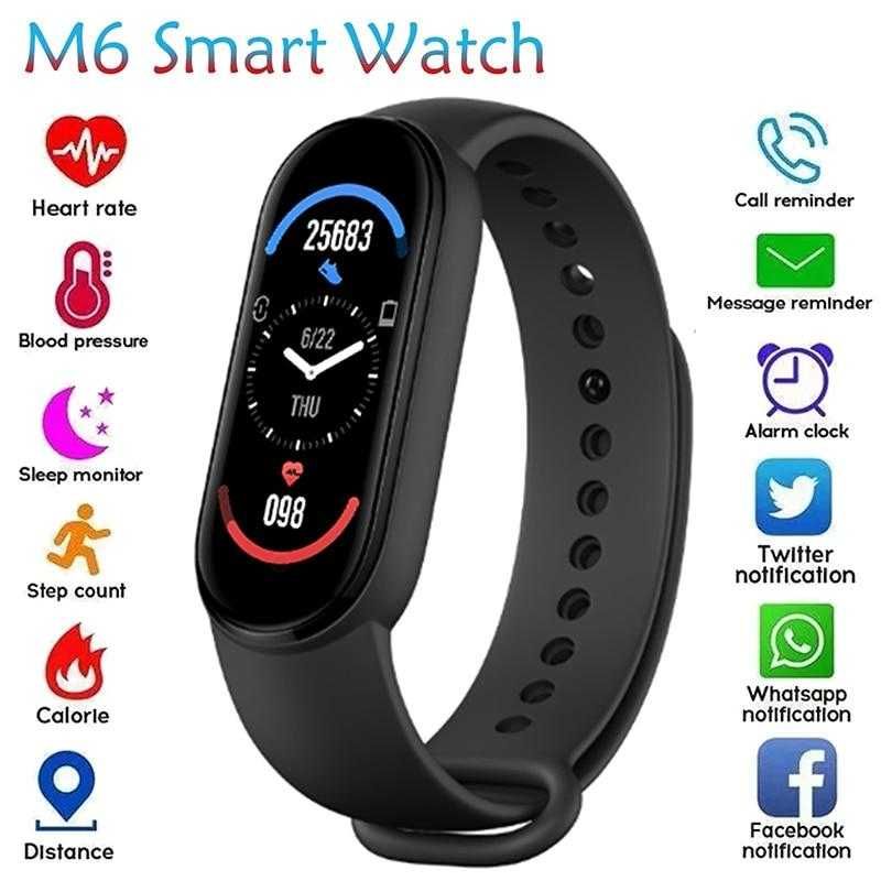 Фитнес гривна Smart Band M6