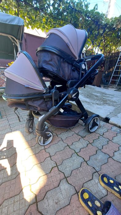 Carucior gemeni Chicco Fully Twin, Stone