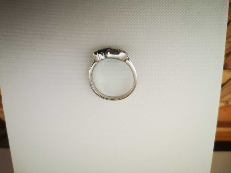 Сребърен пръстен с цирконий проба 925